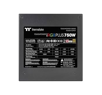 Thermaltake 850W電源 PLATINUM iRGB PLUS ThermaltakeThermaltake Thermaltake Toughpower iRGB PLUS 850W